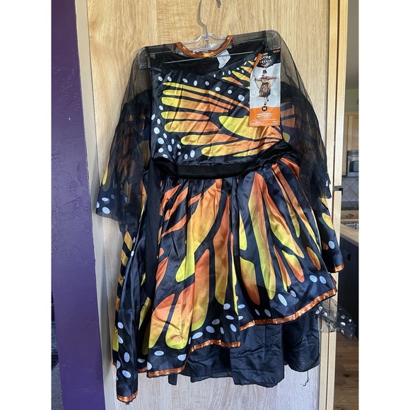 NEW Monarch Butterfly Kids Costume Size Medium HYDE & EEK! - Picture 2 of 7